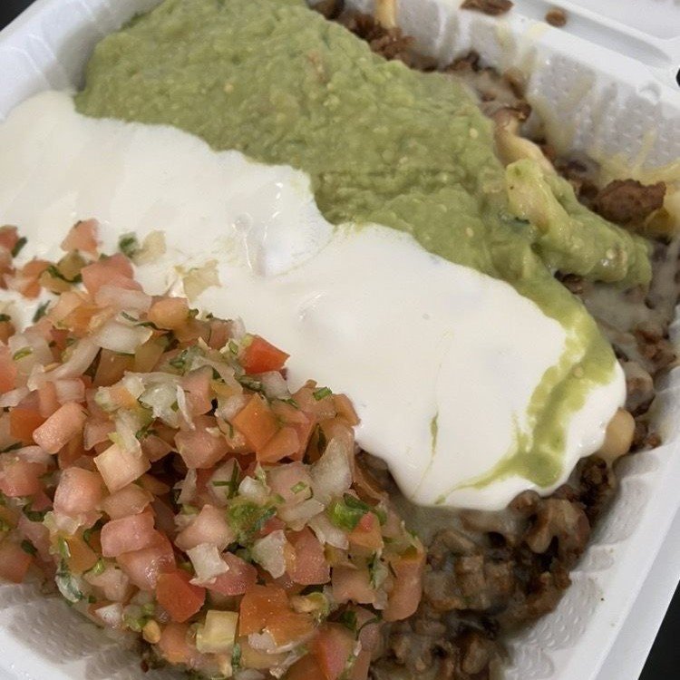 Loaded Carne Asada Fries with Guacamole Mountain View